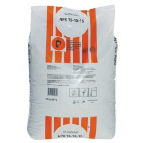 Komplex NPK 15-15-15 25 kg alap műtrágya nitrogén foszfor kálium