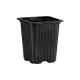 Desch Plantpak palántanevelő cserép 7x7x8 cm, fekete magvetéshez, palántaneveléshez