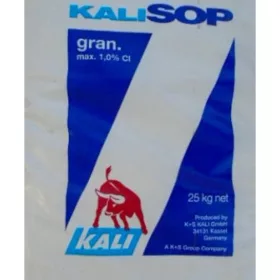 K+S kálium-szulfát granulált 25 kg alap műtrágya szulfátos káliumtartalommal