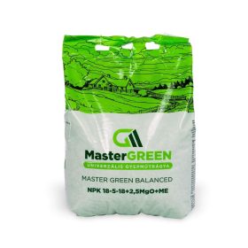  Master Green Balanced kiegyenlített gyeptrágya 2-3h 18-5-18+2Mg+Zn 5 kg